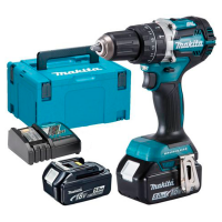 Makita DHP484RTJ smūginis gręžtuvas - suktuvas 2x5 Ah